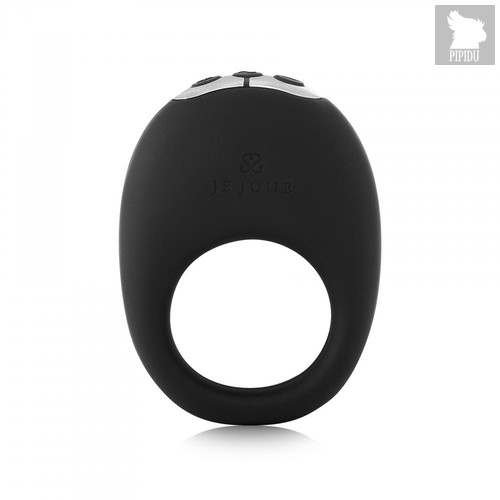 Черное эрекционное виброкольцо Mio Vibrating Ring, цвет черный - Je Joue