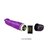 Фиолетовый гелевый вибромассажёр Adour Club - 23,5 см., цвет фиолетовый - Baile