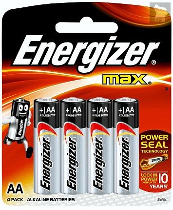 Батарейки Energizer MAX E91/AA 1,5V - 4 шт. - Energizer