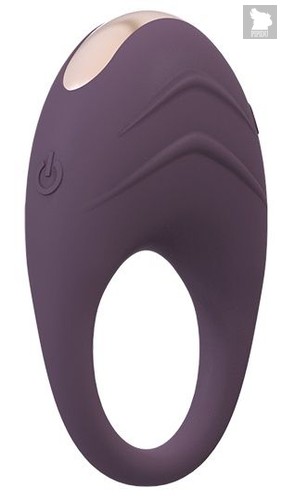 Фиолетовое эрекционное виброкольцо AVETA, цвет фиолетовый - Dream toys