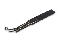 Шлёпалка с заклёпками - 38 см., цвет черный - Пикантные штучки