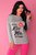 Красивая пижамка с принтом, цвет розовый/серый, размер S-M - Livia Corsetti