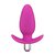 Розовая вибропробка Luxe Little Thumper - 12 см, цвет розовый - Blush Novelties