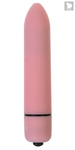 Коралловая вибропуля с заострённым кончиком - 9,3 см., цвет коралловый - Oyo