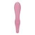 Розовый вибратор-кролик с расширением Air Pump Bunny 2 - 20,4 см., цвет розовый - Satisfyer