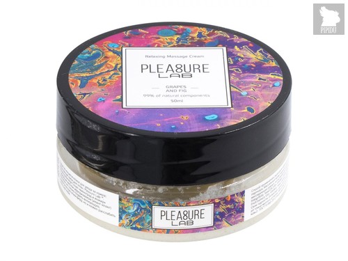 Массажный крем Pleasure Lab Relaxing с ароматом винограда и инжира - 50 мл. - Pleasure Lab
