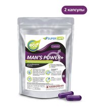 Капсулы для мужчин Mans Power+ - 2 капсулы (0,35 гр.) - Supercaps