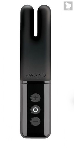 Чёрный двухмоторный мини-вибратор Le Wand Deux, цвет черный - Le Wand