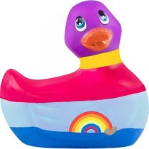Вибратор-уточка I Rub My Duckie 2.0 Colors с разноцветными полосками, цвет разноцветный - Big Teaze Toys