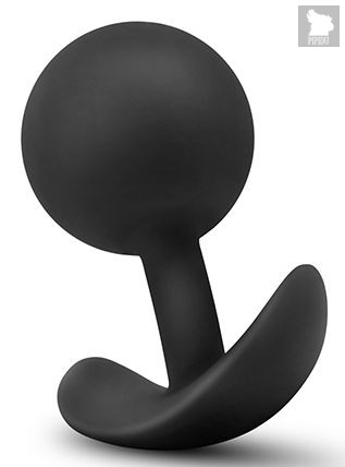 Черная анальная пробка Wearable Vibra Plug - 9,5 см., цвет черный - Blush Novelties