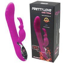 Вибратор Digi Fire с подогревом, цвет фиолетовый - Baile