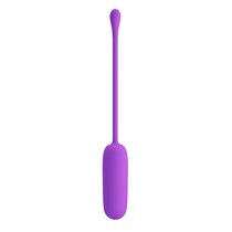 Фиолетовое перезаряжаемое виброяйцо Joyce, цвет фиолетовый - Baile