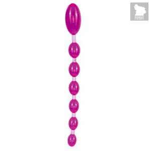 Фиолетовый анальный стимулятор - Овалы, цвет фиолетовый - Seven Creations
