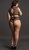 Эротический комплект Duo Net Key-Hole Bra Set, цвет черный, XL-3XL - Shots Media