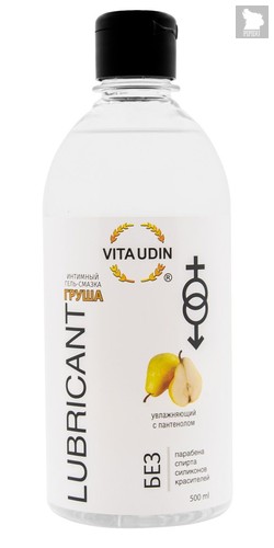 Интимный гель-смазка на водной основе VITA UDIN с ароматом груши - 500 мл. - Vita Udin