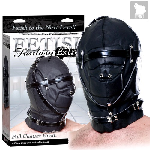 Шлем глухой Pipedream Fetish Fantasy Extreme Full-Contact Hood, цвет черный - Pipedream