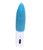 Голубой мини-вибратор с гладкой поверхностью Hungry Morsels - 15 см, цвет голубой - Tonga