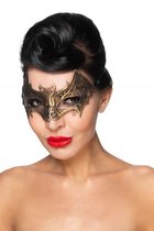 Золотистая карнавальная маска "Сириус", цвет золотой - МиФ