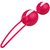 Вагинальные шарики Smarts Duo - Red, цвет красный - Fun factory