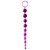 Фиолетовая анальная цепочка Anal stimulator - 26 см., цвет фиолетовый - Bioritm