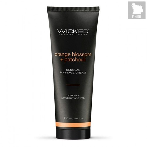 Массажный легкий крем WICKED Orange Blossom plus Patchouli - 120 мл. - Wicked