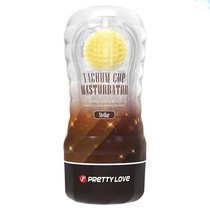 Прозрачный текстурированный мастурбатор Vacuum Cup Masturbator Stellar, цвет прозрачный - Baile