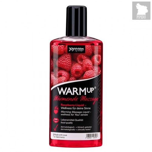 Массажное масло с ароматом малины WARMup Raspberry - 150 мл. - Joy Division