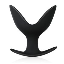 Черный анальный эспандер №10 Hook - 11 см., цвет черный - EDC Wholesale