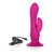 Розовый двухголовый вибратор-насадка Rechargeable Love Rider Wireless Pleaser - 19 см, цвет розовый - California Exotic Novelties