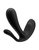Черный анально-вагинальный вибромассажер Top Secret+, цвет черный - Satisfyer
