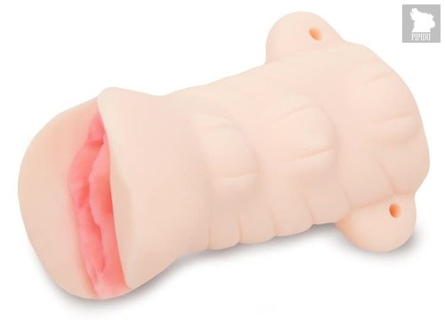 Телесный реалистичный мастурбатор-вагина с рельефной текстурой, цвет телесный - Пикантные штучки