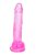 Прозрачный дилдо Intergalactic Rocket Pink 7083-01lola, цвет розовый - Lola Toys