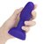 Фиолетовая анальная пробка с римминг-эффектом RIMMING PETITE - 12,4 см, цвет фиолетовый - B-vibe