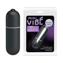 Baile Mini Vibe Черная компактная вибропуля, цвет черный - Baile