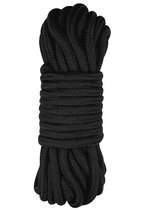 Черная веревка для шибари Bind Love Rope - 10 м., цвет черный - Chisa