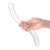 Стеклянный фаллоимитатор 11’’ Glass Pelvic Wand Double Ended - 28 см., цвет прозрачный - Gläs