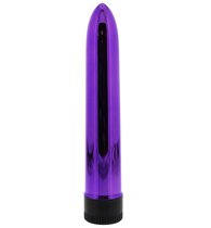Фиолетовый классический вибратор KRYPTON STIX 7 MASSAGER - 17,8 см, цвет фиолетовый - Nanma (NMC)