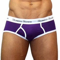 Трусы мужские брифы, цвет фиолетовый, размер 3XL - Romeo Rossi
