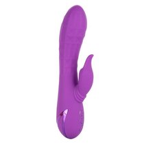 Фиолетовый вибратор-кролик Valley Vamp - 21,5 см., цвет фиолетовый - California Exotic Novelties