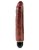 Коричневый вибратор-реалистик 10 Vibrating Stiffy - 30,5 см, цвет коричневый - Pipedream