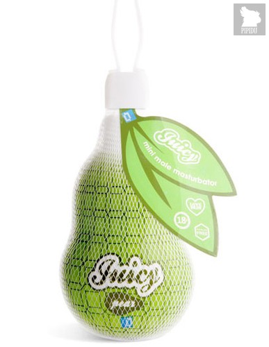Мини-мастурбатор Juicy в форме груши, цвет зеленый - Topco Sales