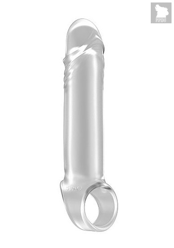 Прозрачная удлиняющая насадка Stretchy Penis Extension No.31, цвет прозрачный - Shots Media