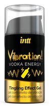 Жидкий интимный гель с эффектом вибрации Vibration! Vodka Energy - 15 мл. - INTT