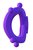 Фиолетовое эрекционное кольцо на пенис и мошонку Infinity Ring, цвет фиолетовый - Pipedream