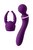 Фиолетовый вибромассажер Eromantica Uma - 20 см., цвет фиолетовый - Eromantica