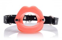 Кляп в форме губ Sissy Mouth Gag, цвет розовый - XR Brands