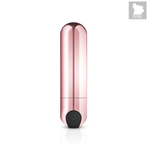 Золотистая вибропуля Rosy Gold Bullet Vibrator - 7,5 см., цвет золотой - EDC Wholesale