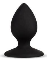 Черная анальная пробка Slut Plug - 6,3 см., цвет черный - Blush Novelties