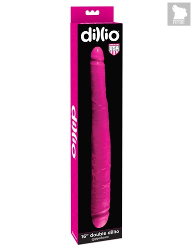 Фаллоимитатор Dillio 16" Double Dillio, цвет розовый - Pipedream