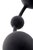 Черная анальная цепочка A-toys с шариками - 35,9 см., цвет черный - Toyfa